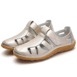 Supportive & Cushioned Cut-Out Sandals