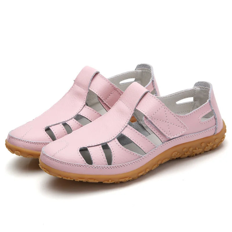 Supportive & Cushioned Cut-Out Sandals