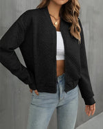Lightweight Quilted Bomber Jacket