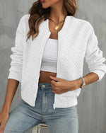 Lightweight Quilted Bomber Jacket