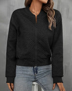 Lightweight Quilted Bomber Jacket