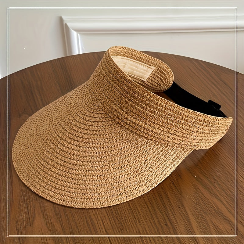 Women's Wide Brim Sun Visor Hat