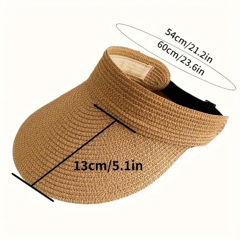 Women's Wide Brim Sun Visor Hat