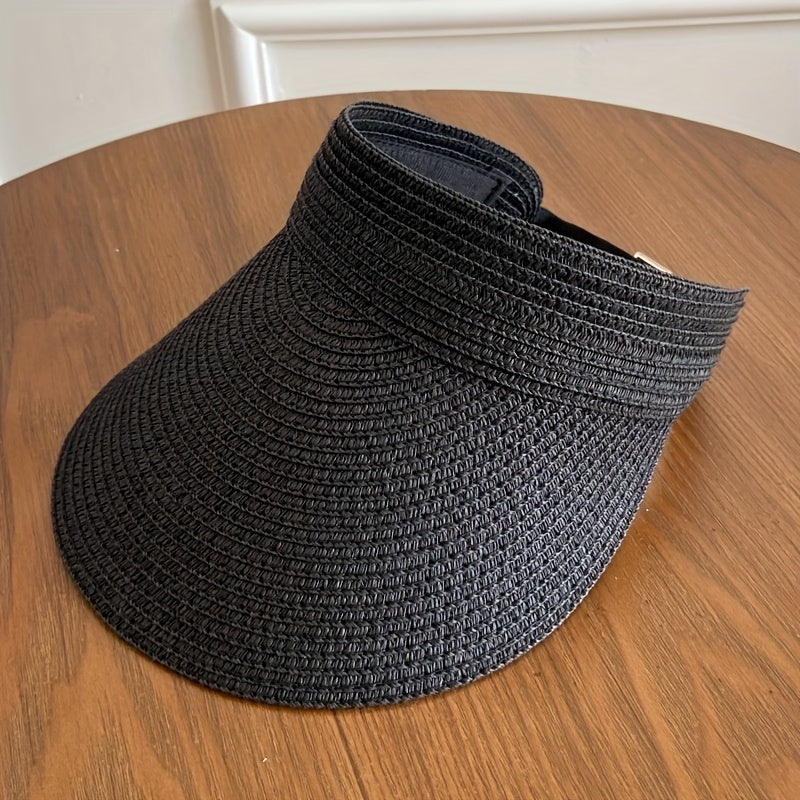 Women's Wide Brim Sun Visor Hat
