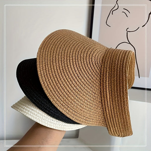 Women's Wide Brim Sun Visor Hat