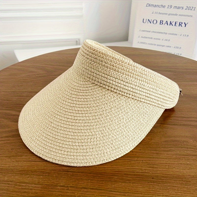 Women's Wide Brim Sun Visor Hat