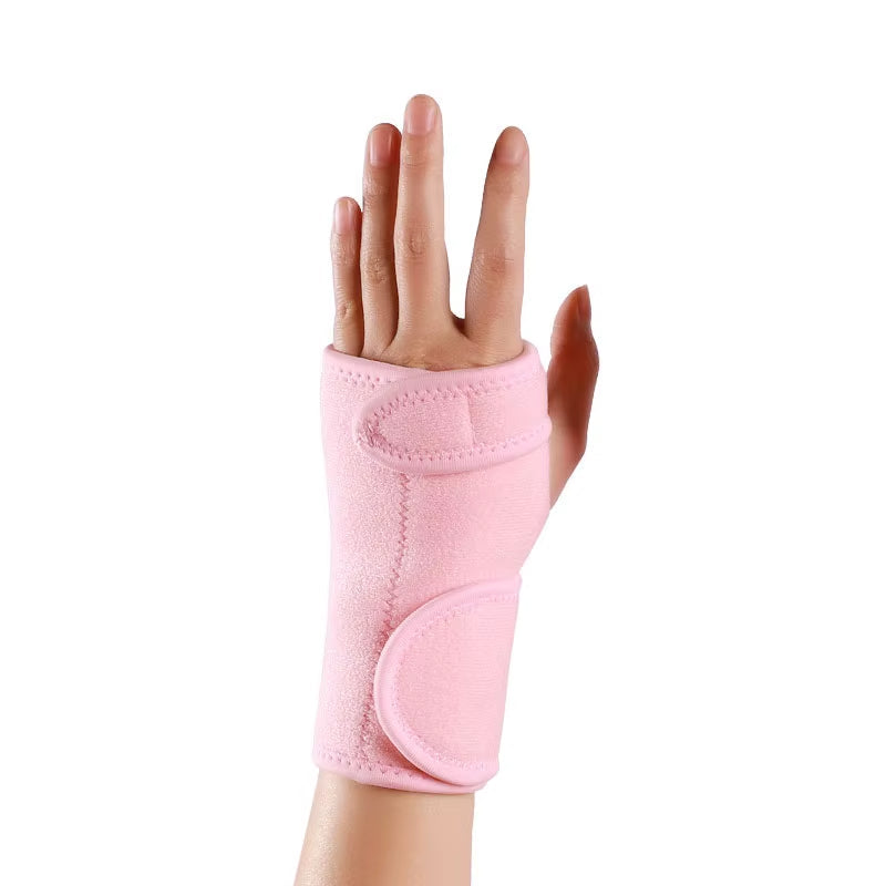 Adjustable Wrist Support Brace Featuring Metal Splint